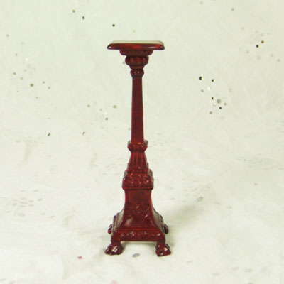 8080-01 Mahogany Plant Stand or Flower Stand - 1" Scale